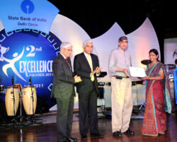 RMKM was awarded with the SBI Excellency Award in New Delhi on 30th May, 2011.