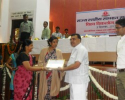State Level Best Worker Award for the rehabilitation of disabled children given by Mr. Ashok Bairwa, Minister of Social Justice and Empowerment (Govt. of Rajasthan), Jaipur on 3rd December, 2011.