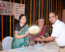 Sulakshana Ramjanam Pandey Award for the year 2017 RMKM, Ajmer is honoured at National Level for its work on rehabilitation of disabled persons by National Society for Equal Opportunity for the Handicapped India (NASEOH) MUMBAI Award was given by Justice Sujata Vasant Manohar Retired Judge of Supreme Court of India 9th Dec. 2017. Award received by Mr. Rakesh Kumar Kaushik, Director, RMKM Ajmer