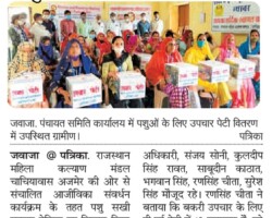 पशु सखी उपचार पेटिका वितरण